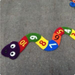 Snake with numbers