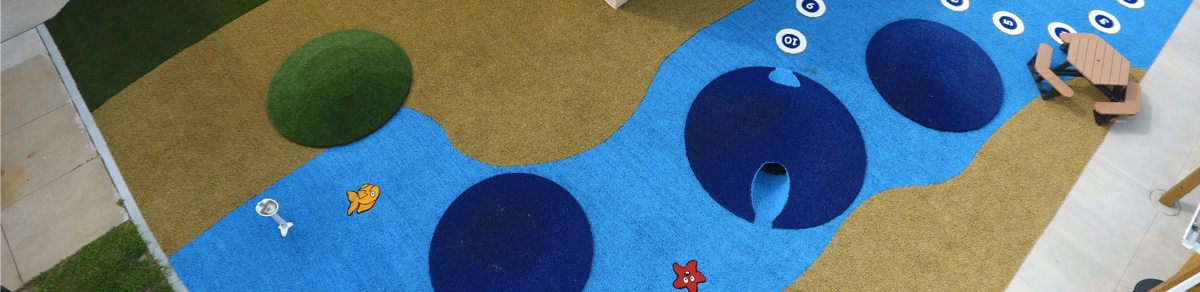 YMCA playground featuring Funscapes by ForeverLawn