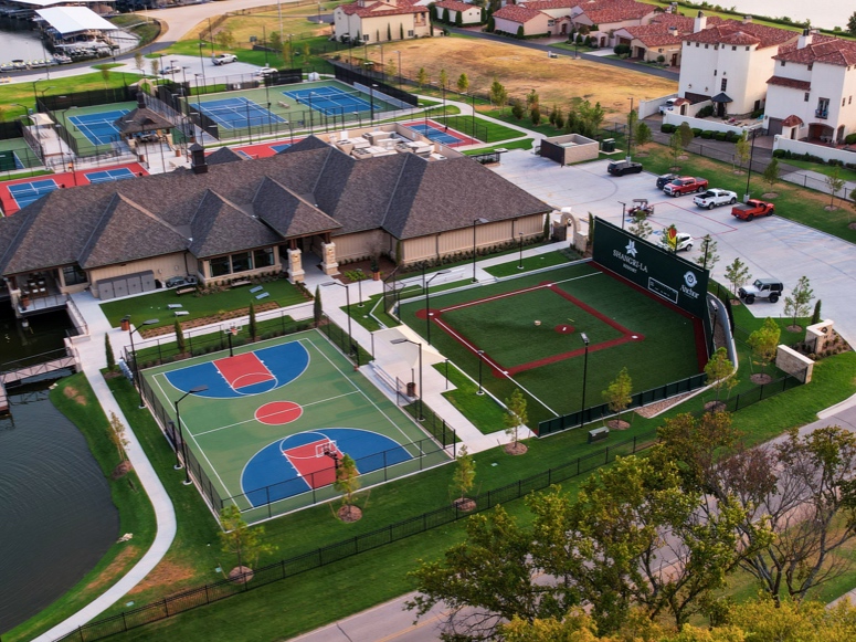 Shangri-La Resort in Oklahoma featuring ForeverLawn synthetic grass