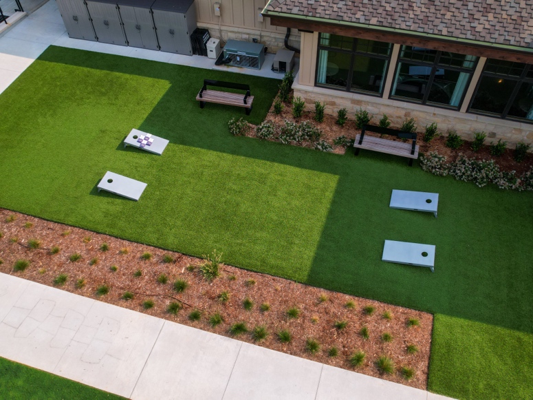 Shangri-La Resort in Oklahoma featuring ForeverLawn synthetic grass