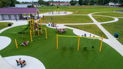 Playground Grass Garrison Park ForeverLawn Tennessee